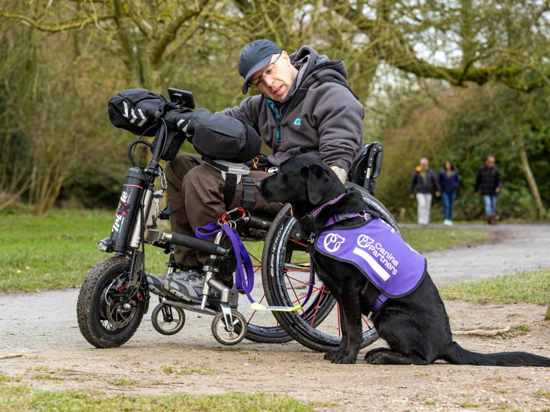 Meet James and Canine Partner Dawn