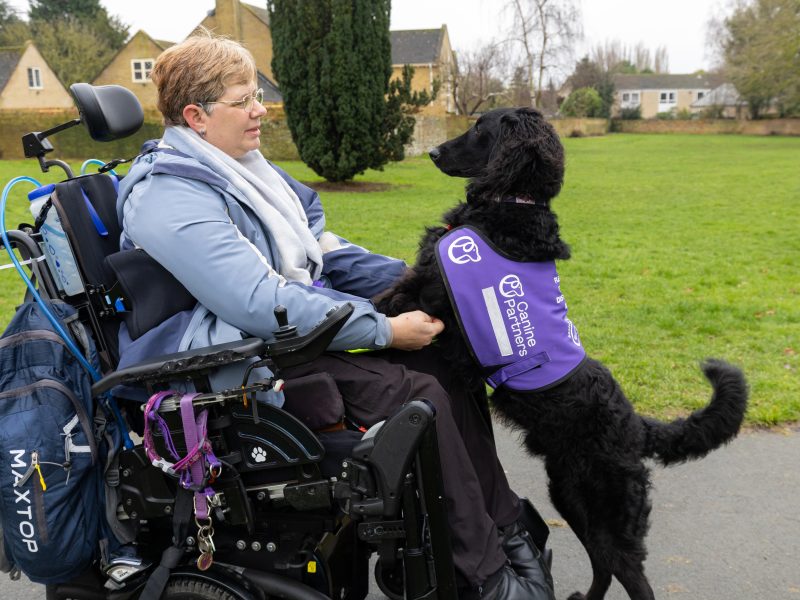 Meet Samantha and canine partner Hank